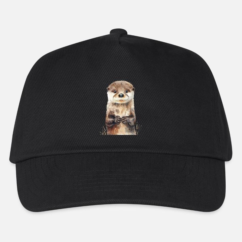 Otter - Kinder Basecap - Schwarz