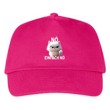 nope just nope cat no lazy naysayer cats - Kids’ Baseball Cap - fuchsia - Front