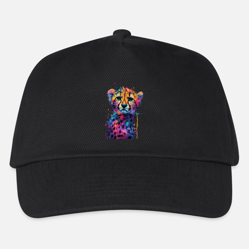 Gepard - Kinder Basecap - Schwarz