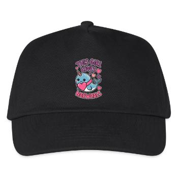 Narval Dire Narvals Drôle Narval Cadeau - Casquette de baseball Enfant - noir - Devant