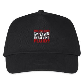 Embalmer Does This Shirt Smell Like Embalming - Kids’ Baseball Cap - black - Front