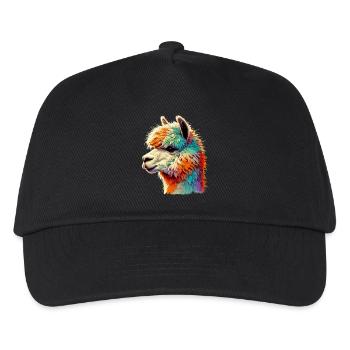 Alpaca - Kids’ Baseball Cap - black - Front