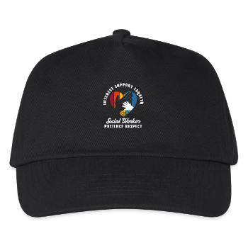 Social Worker Interest Support Loyalty - Kids’ Baseball Cap - black - Front