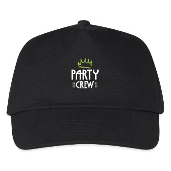 Party Crew - Kinder Basecap - Schwarz - Vorne