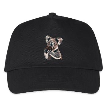 Koala - Kinder Basecap - Schwarz - Vorne