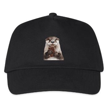 Otter - Kinder Basecap - Schwarz - Vorne