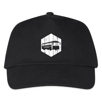 Bus Drawing - Kids’ Baseball Cap - black - Front