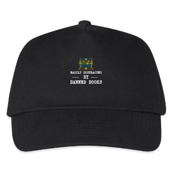 Book Books Library Reading Literature Read Books - Kids’ Baseball Cap - black - Front