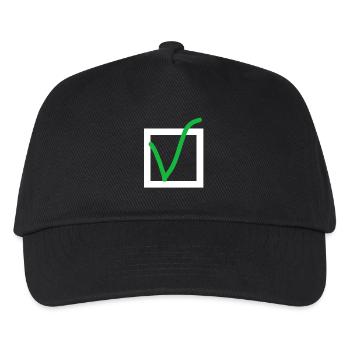 Tick off - Kids’ Baseball Cap - black - Front