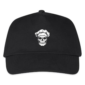 Koch Skull Skeleton Chef - Kids’ Baseball Cap - black - Front