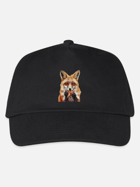 Fuchs - Kinder Basecap - Schwarz