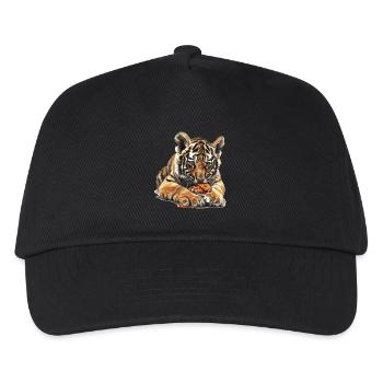 Tiger - Kinder Basecap - Schwarz - Vorne