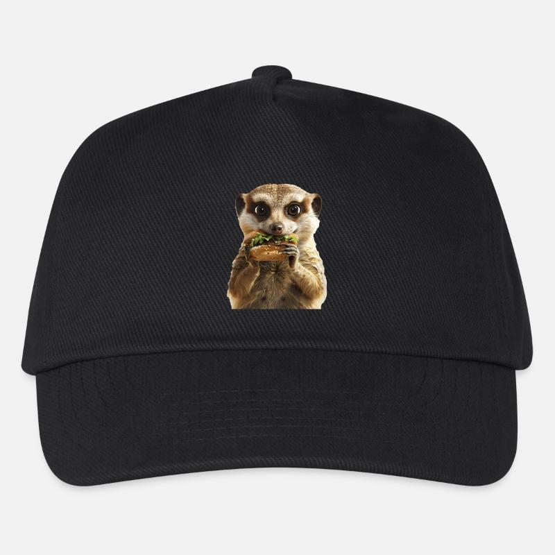 Erdmännchen - Kinder Basecap - Schwarz