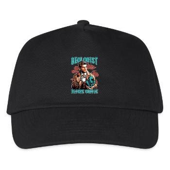 Géologue avant la collecte de roches Amateur de café - Casquette de baseball Enfant - noir - Devant