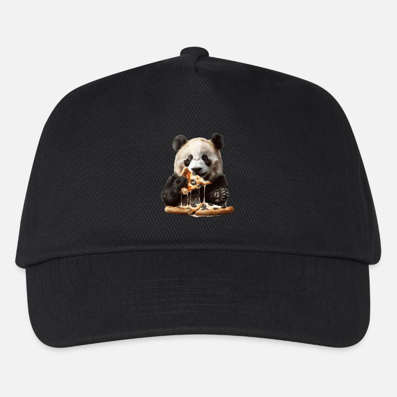 Panda - Kids’ Baseball Cap - black
