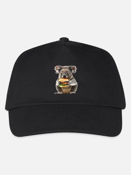 Koala - Kinder Basecap - Schwarz