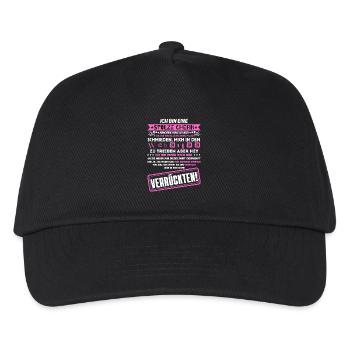 a proud of a troop of crazy - Kids’ Baseball Cap - black - Front