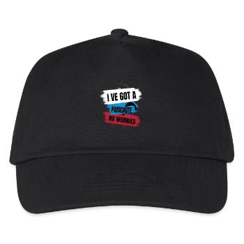 Solitude dans le ciel – Parapente - Casquette de baseball Enfant - noir - Devant