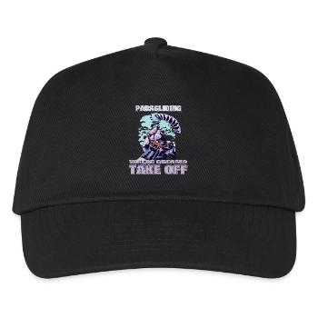 Paragliding: Where Dreams Take Off - Kids’ Baseball Cap - black - Front