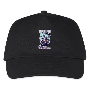 Basculer l’horizon – Aventure en parapente - Casquette de baseball Enfant - noir - Devant