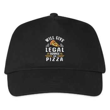 Donnera des conseils juridiques à l’avocat de la pizza - Casquette de baseball Enfant - noir - Devant