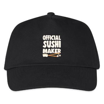 Sushi Lover Official Sushi Maker - Kids’ Baseball Cap - black - Front