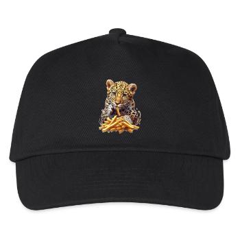 Leopard - Kids’ Baseball Cap - black - Front
