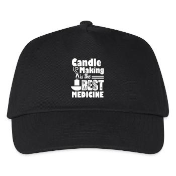 Candle Making Is The Best Medicine - Kids’ Baseball Cap - black - Front