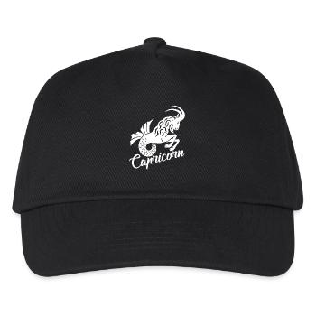 Capricorn Sign Of Zodiac Horoscope - Kids’ Baseball Cap - black - Front