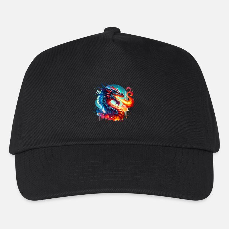 Dragon - Kids’ Baseball Cap - black