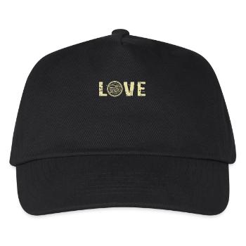 Appareil photo d’amour Photographie d’image - Casquette de baseball Enfant - noir - Devant