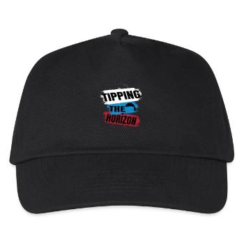 Tipping the Horizon – Paragliding Adventure - Kids’ Baseball Cap - black - Front
