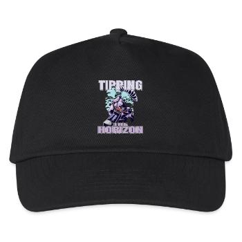 Tipping the Horizon – Paragliding Adventure - Kids’ Baseball Cap - black - Front