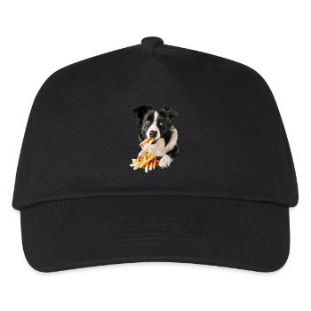 Border Collie - Kids’ Baseball Cap - black - Front