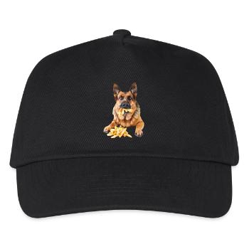 Deutscher Schäferhund - Kinder Basecap - Schwarz - Vorne