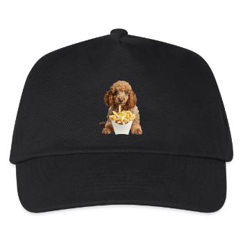 Caniche - Casquette de baseball Enfant - noir - Devant