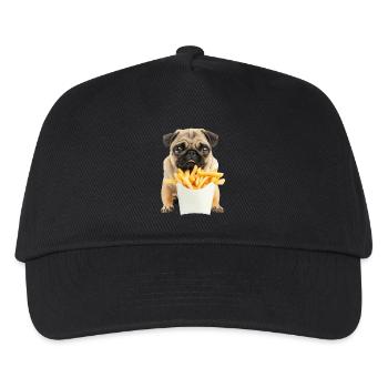 Pug - Kids’ Baseball Cap - black - Front