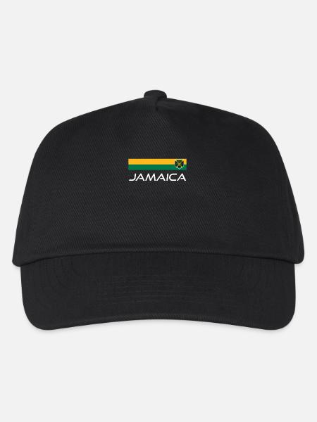 Jamaïque Jamaïque Rasta Raggea Drapeau Rastafari - Casquette de baseball Enfant - noir