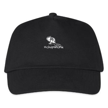 Funny Chipmunk Hashtag - Kids’ Baseball Cap - black - Front