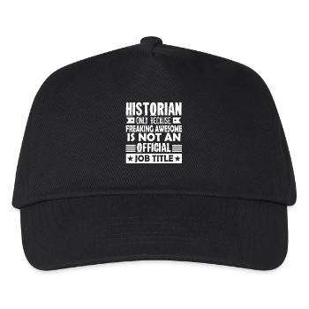 Historian Historian Job Title - Kids’ Baseball Cap - black - Front