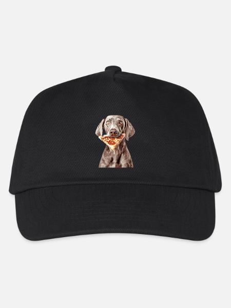 Weimaraner - Kinder Basecap - Schwarz