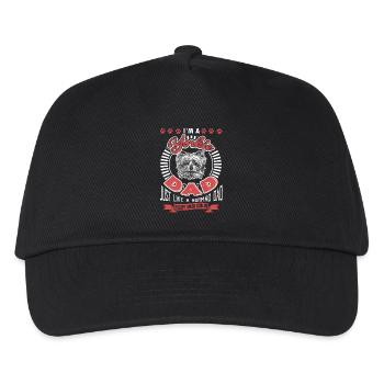 I Am A Cooler Yorkie Dad - Kids’ Baseball Cap - black - Front