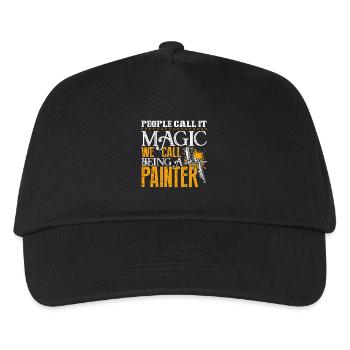 Painter Being A Painter - Kids’ Baseball Cap - black - Front