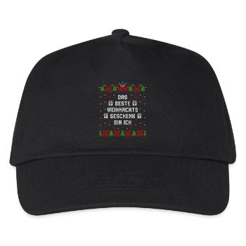 Das beste Weihnachtsgeschenk bin ich - Kinder Basecap - Schwarz - Vorne