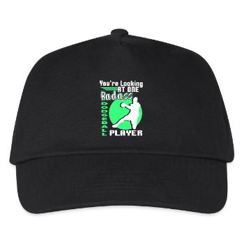 Dodgeball Badass Dodgeball Player - Kids’ Baseball Cap - black - Front