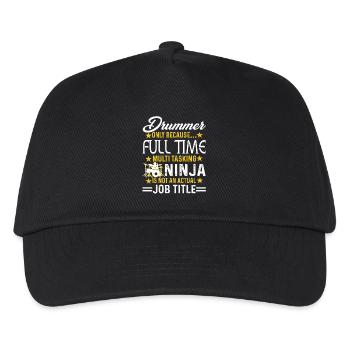 Drummer Is Not An Actual Job Title - Kids’ Baseball Cap - black - Front