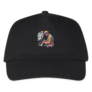Jazz Vibes Uniquement l’art musicien - Casquette de baseball Enfant - noir - Devant