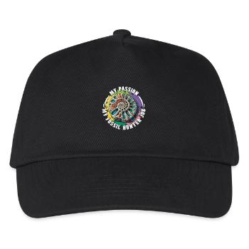 Fossil Hunter My Passion My Fossil Hunting Geology - Kinder Basecap - Schwarz - Vorne