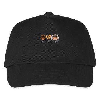 Peace Love Speech Therapy for Speech Therapists - Kids’ Baseball Cap - black - Front