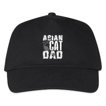 Asian Cat Asian Cat Dad - Kids’ Baseball Cap - black - Front